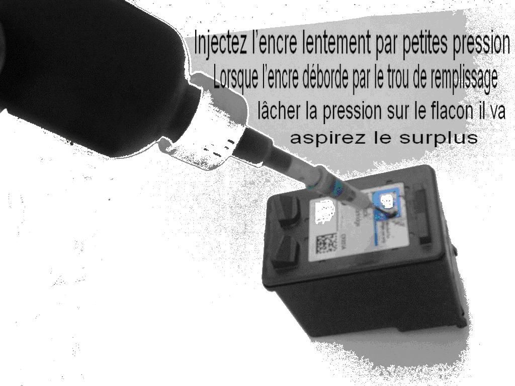 comment remplir une cartouche HP - Comment remplir une cartouche jet d'encre