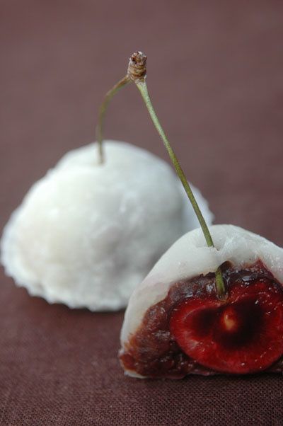 Daifuku à la cerise Daifuku à la cerise