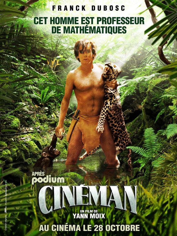 Affiche de la comédie Cinéman de Yann Moix avec Franck Dubosc