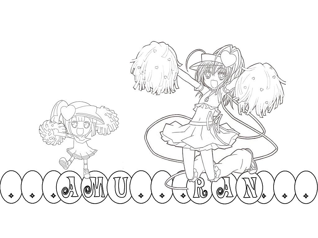 Coloriage shugo chara Linh shugo color amu ran7 shugo color amu dia