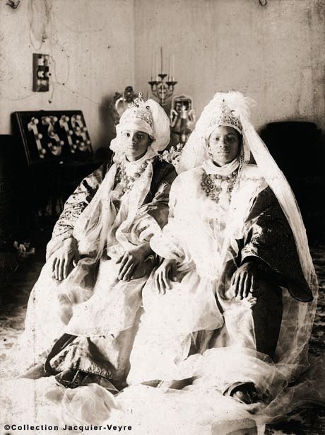 Sultan Moulay Abd el Aziz, Sans titre (épouses du sultan), Marrakech, 1901, ©Collection Jacquier-Veyre.