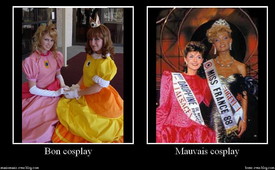 Princesses Peach et Daisy - Bon cosplay / Mauvais cosplay