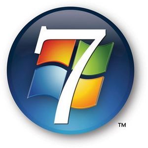 Logo du nouvel OS Microsoft Windows 7 Logo de Windows Seven