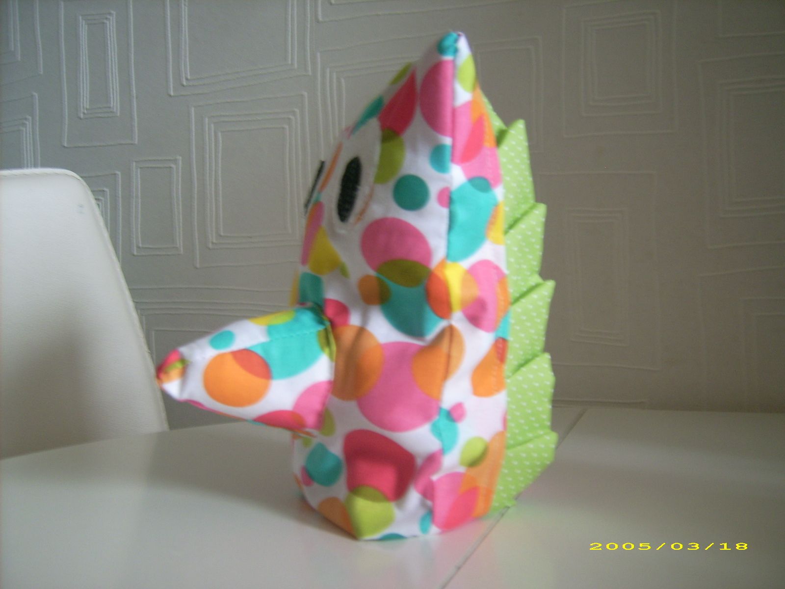 doudou coton feutrine pique le n herisson