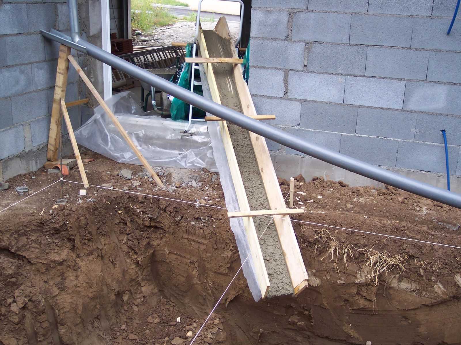 La cuve d'eau pluviale - Construction de notre maison