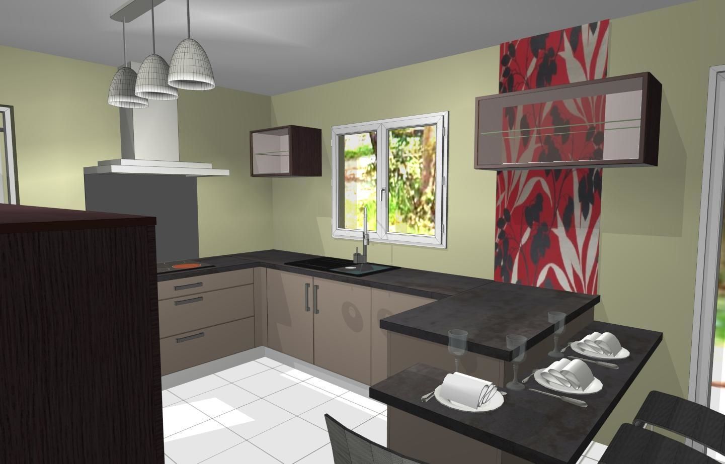 Disposition cuisine en u: besoin d aide pour l amenagement un ...