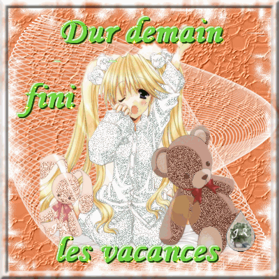 Fin vacances