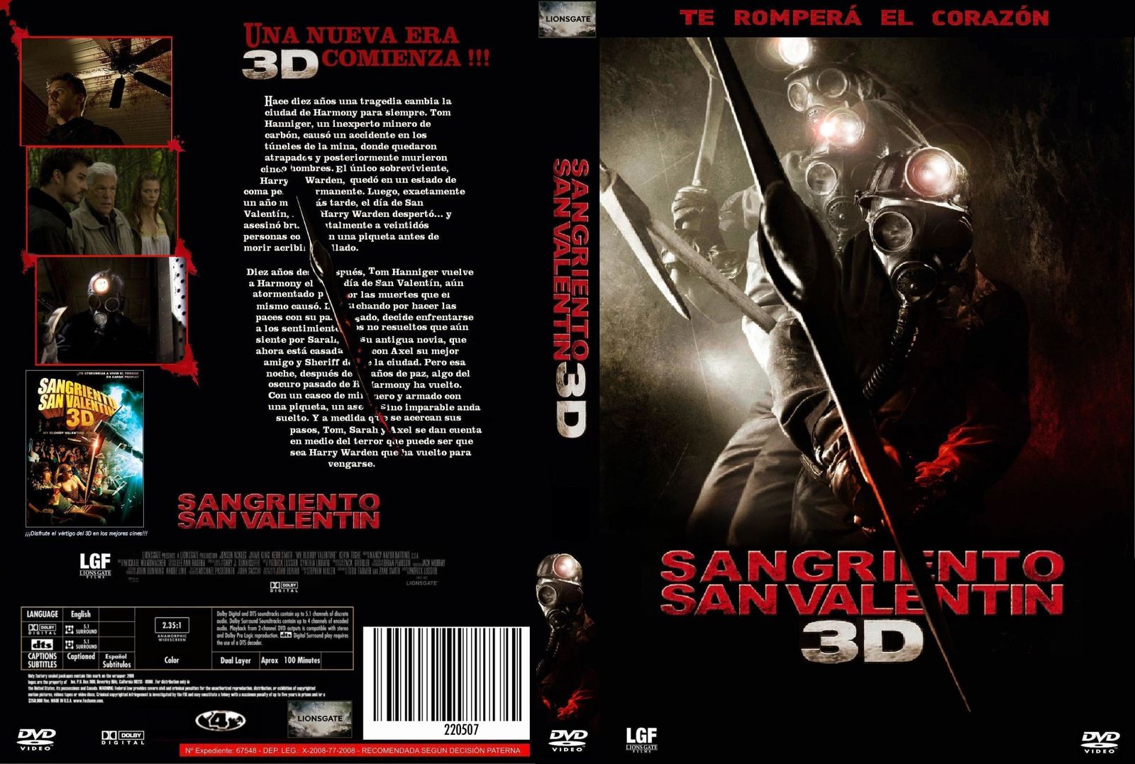 San Valentn Sangriento 3D Torrent Descargar DVDRip Bajar