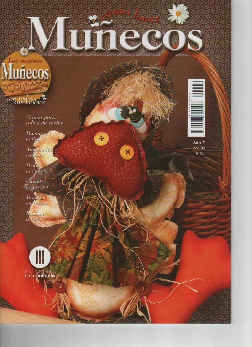 muñecos country para cocina