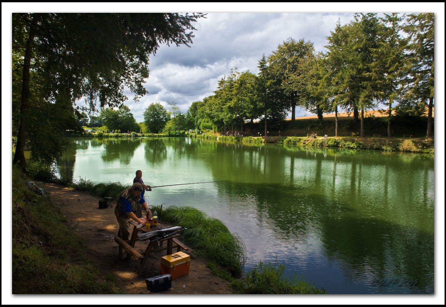 etang peche truite normandie