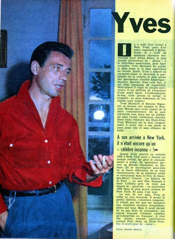 rencontres yves montand