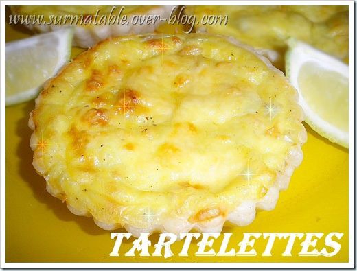 tartelettes champignons / crevettes