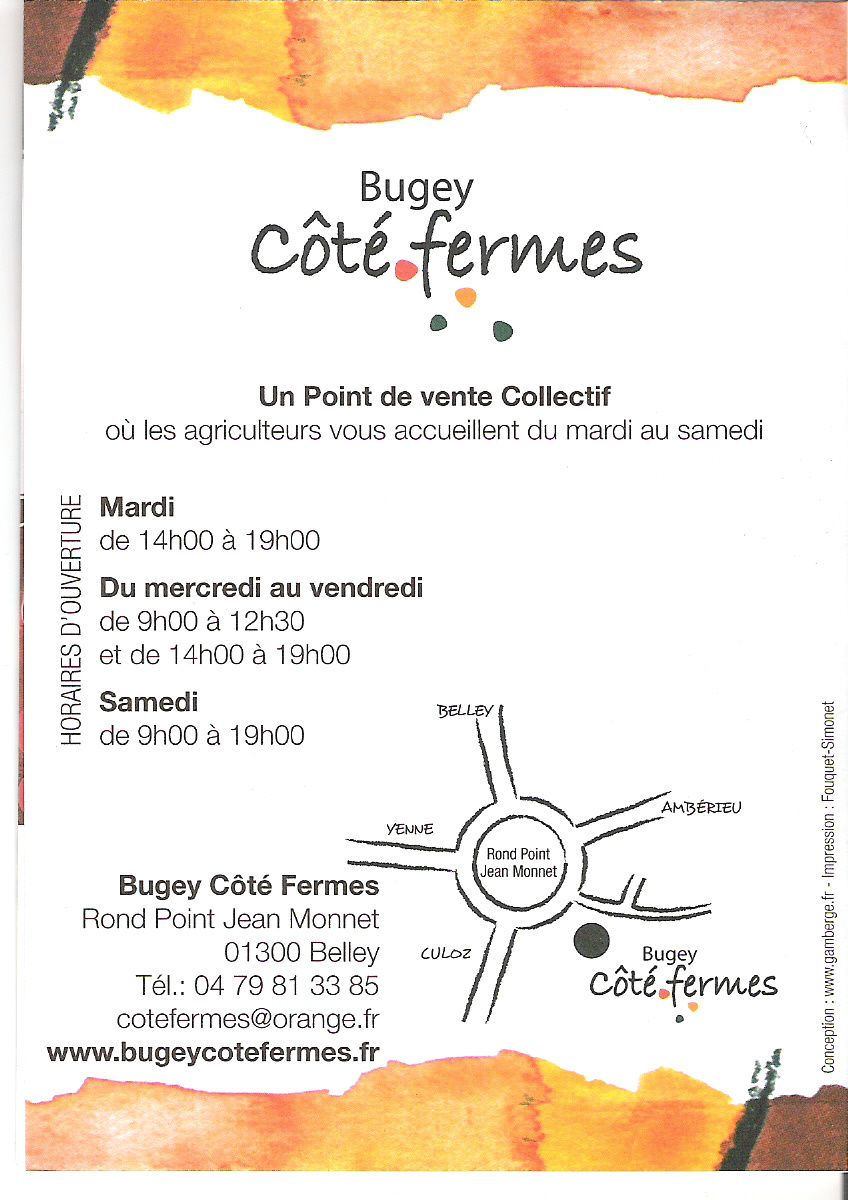 Bugey coté fermes