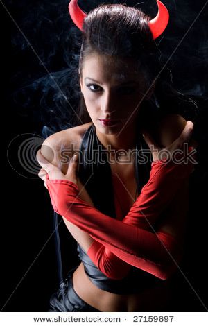 stock-photo-devil-in-the-clouds-of-smoke-from-the-incense-o