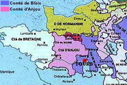 carte Anjou-Blois