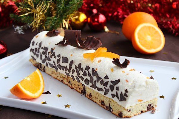 Bûche de Noël Orange & Chocolat 7