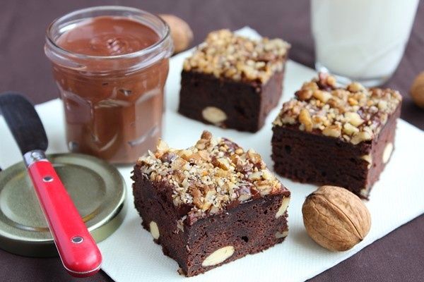 Carrés au chocolat noir Amandes & Noix 3