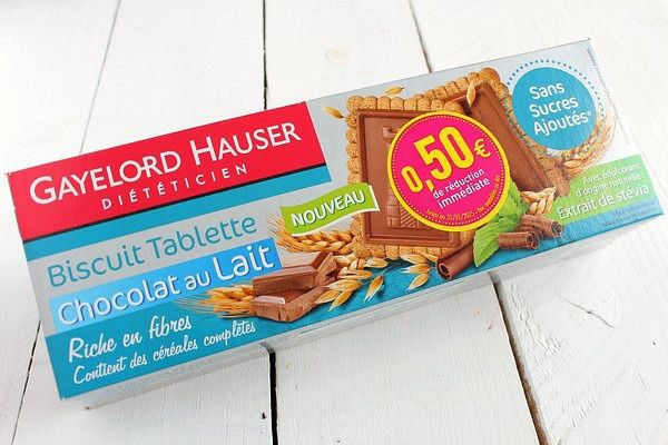 Biscuits tablettes chocolat lait Gayelord Hauser #1
