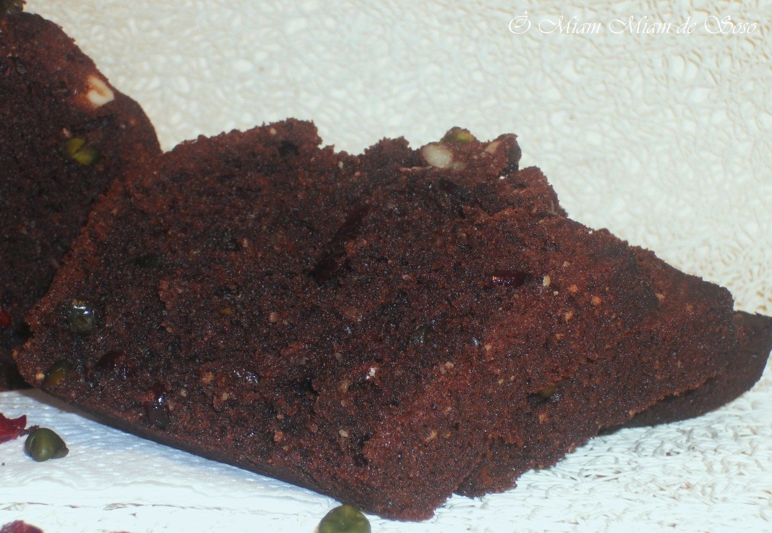 cake chocolat fruit sec et cramberrie1