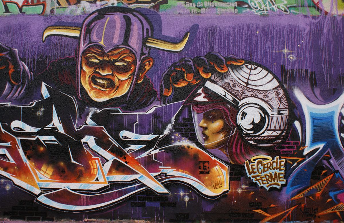Album - Graffitis IVRY sur Seine Tom 017
