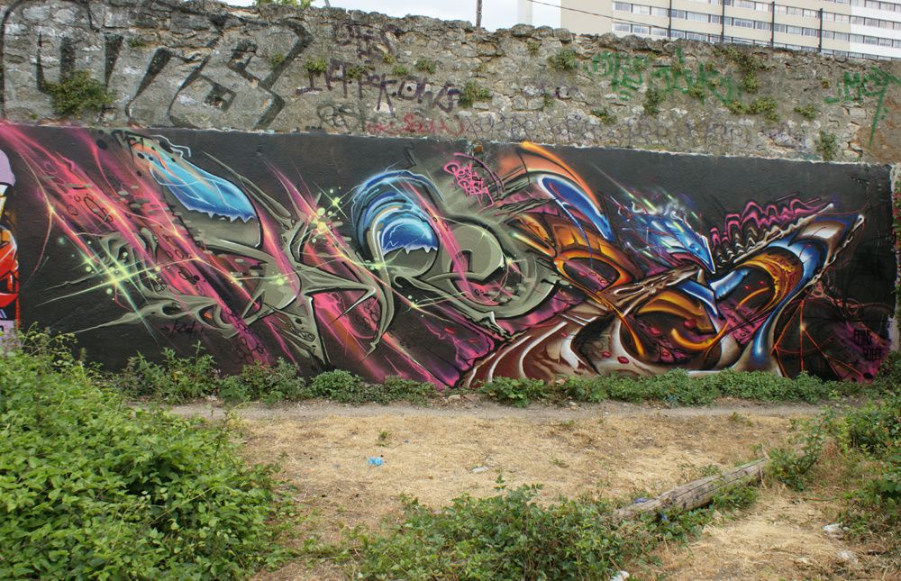 Album - Graffitis IVRY sur Seine Tom 005