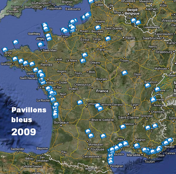 pavillons-bleus-carte-2009