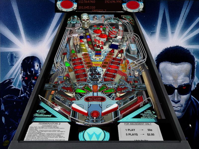 terminator 2 pinball