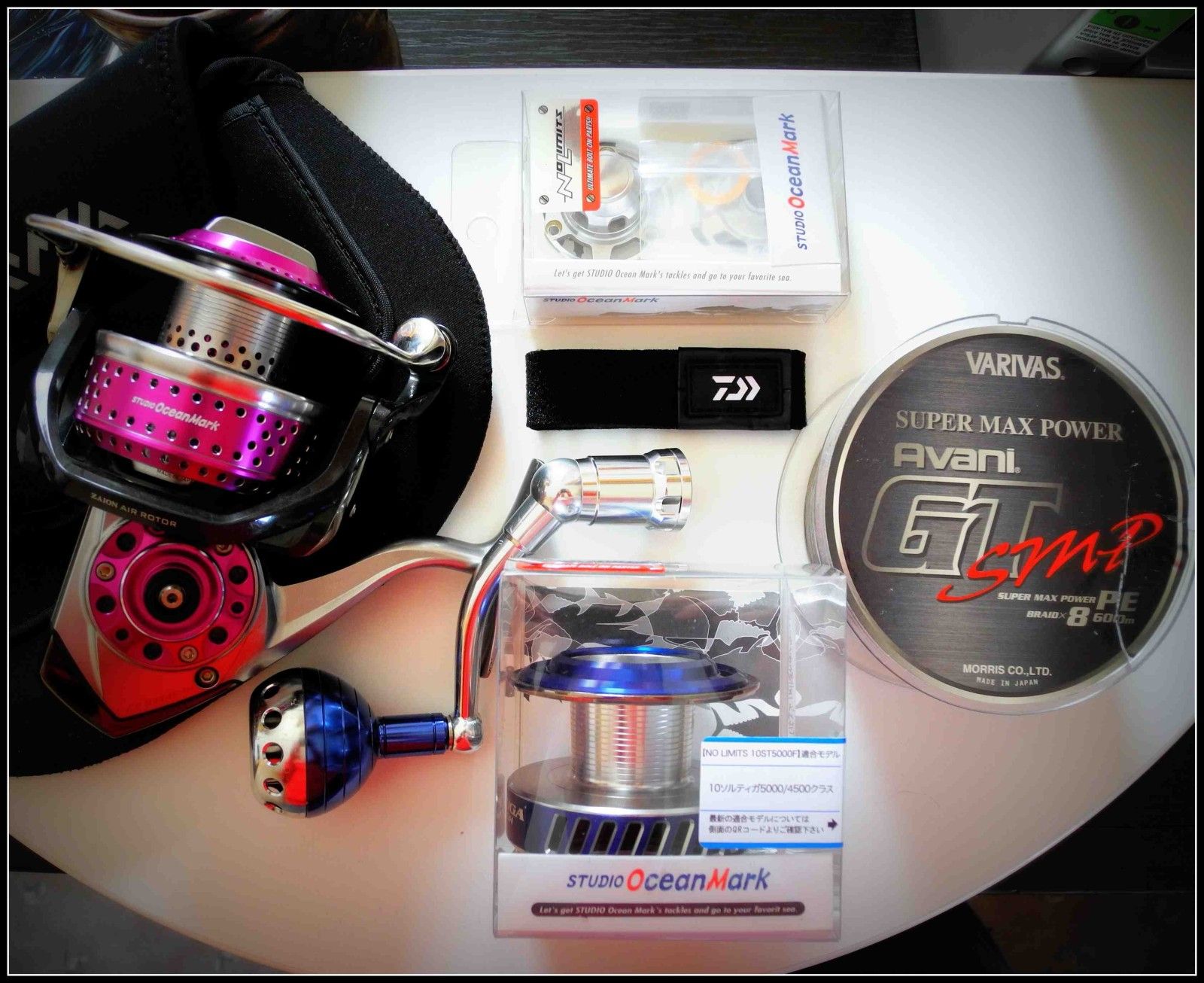 A VENDRE _ Daïwa SALTIGA 5000H custom ! EXCEPTIONNEL ! - Alban REGNOULT