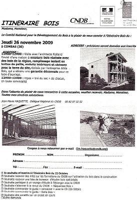 rencontre construction paille