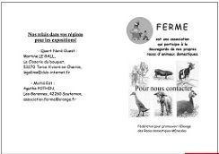 Plaquette2: Pour nous contacter plaquette1
