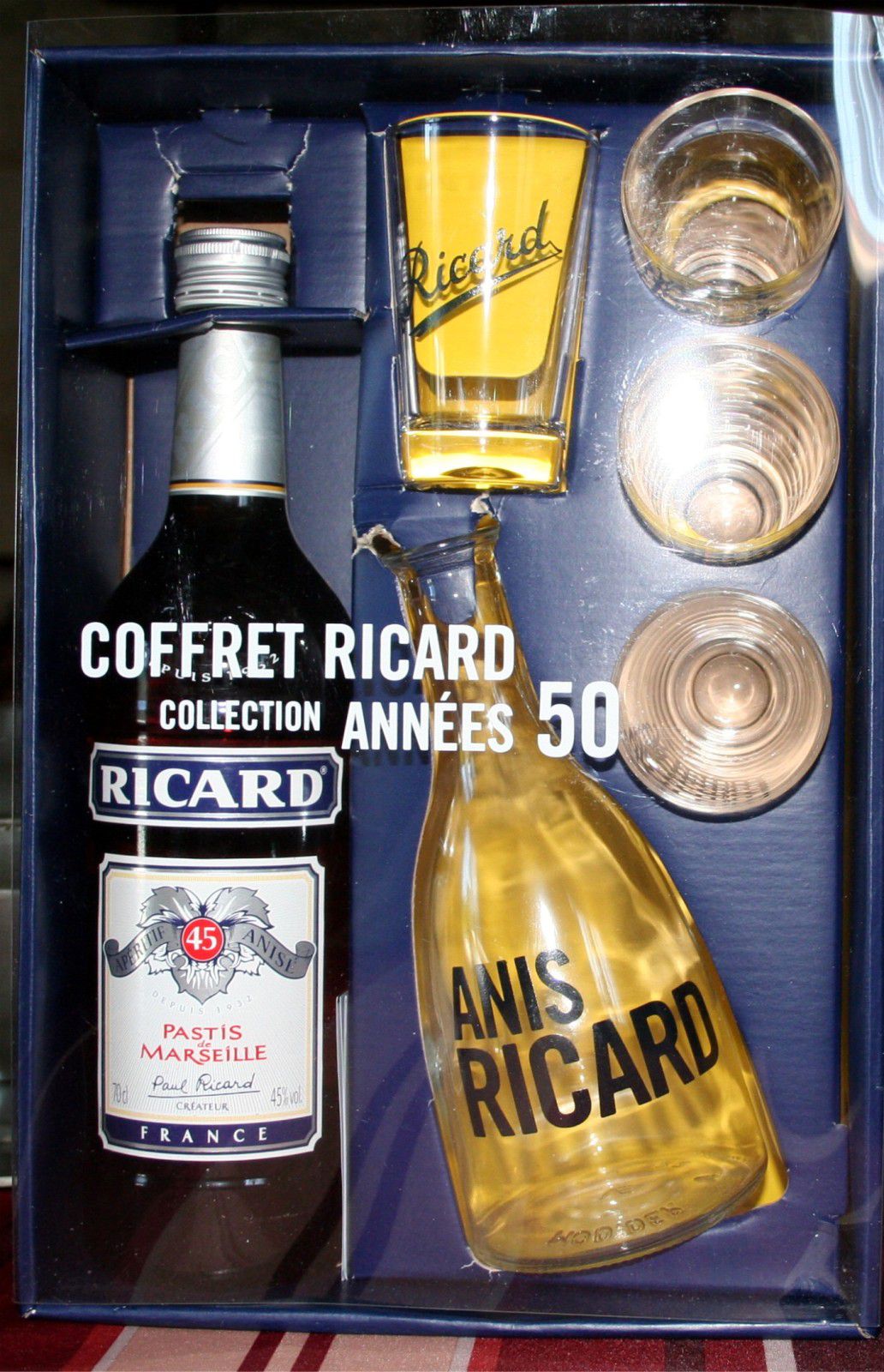 RICARD - COFFRET RICARD COLLECTOR ANNEES 50