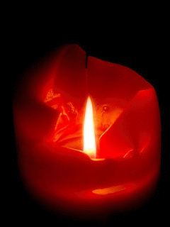 bougie rouge