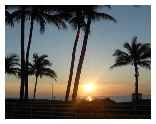 Floride - 027 - Lever du soleil à Miami Beach
