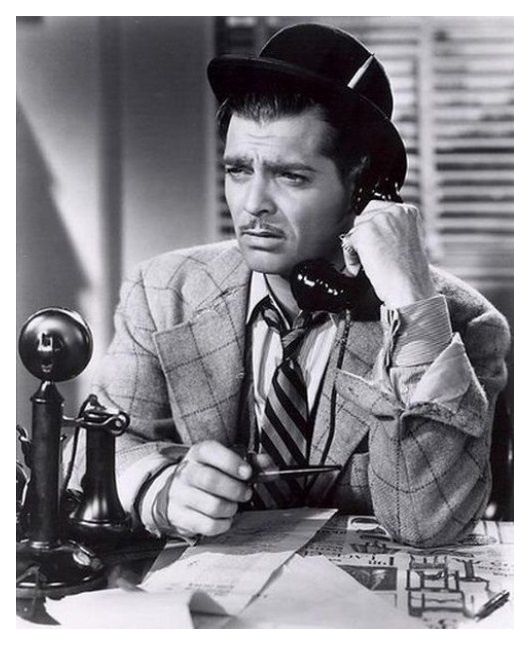 chapeau melon - Clark Gable