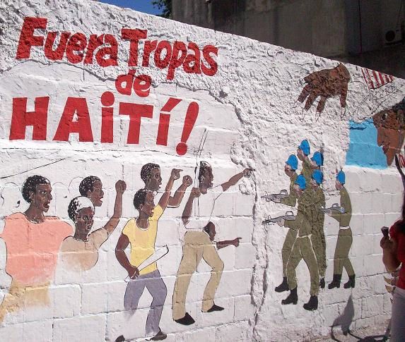 Mural por Haití