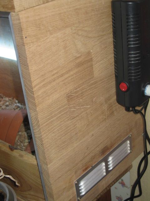 construction d'un vivarium ou terrarium