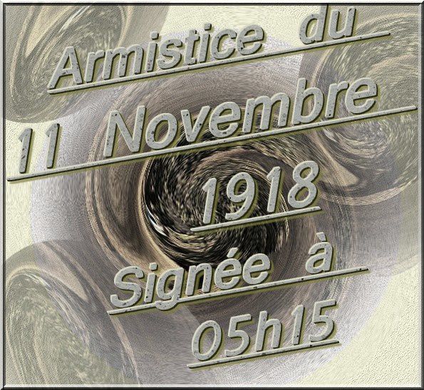 Armistice 11 Novembre 1918