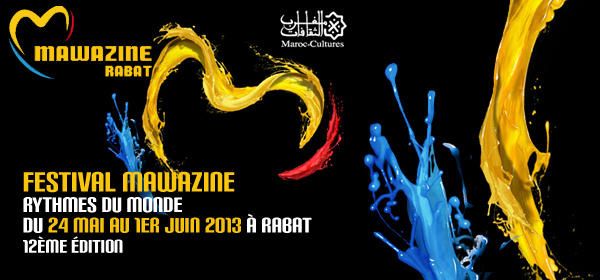 affiche festival mawazine 2013 rabat maroc