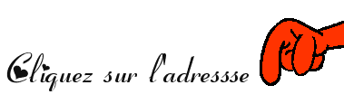 Cliquez sur l'adresse