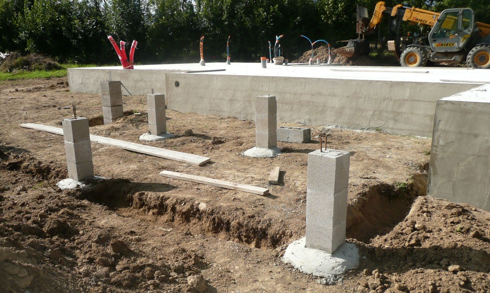 Préparation future terasse bois CONSTRUCTION MAISON BOIS MOBJJ Préparation future terasse bois CONSTRUCTION MAISON BOIS MOBJJ