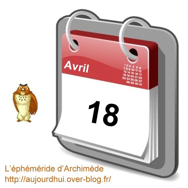 18 avril calendrier