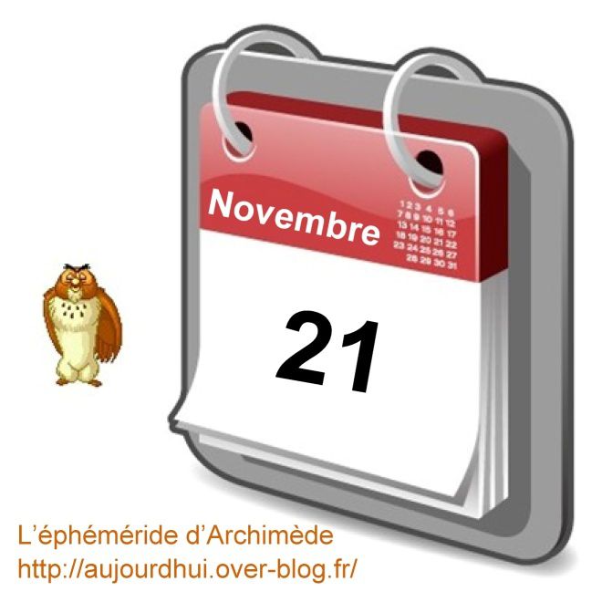 éphéméride 21 novembre