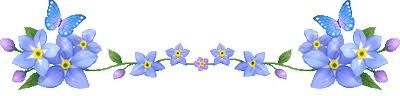 fleurs bleues