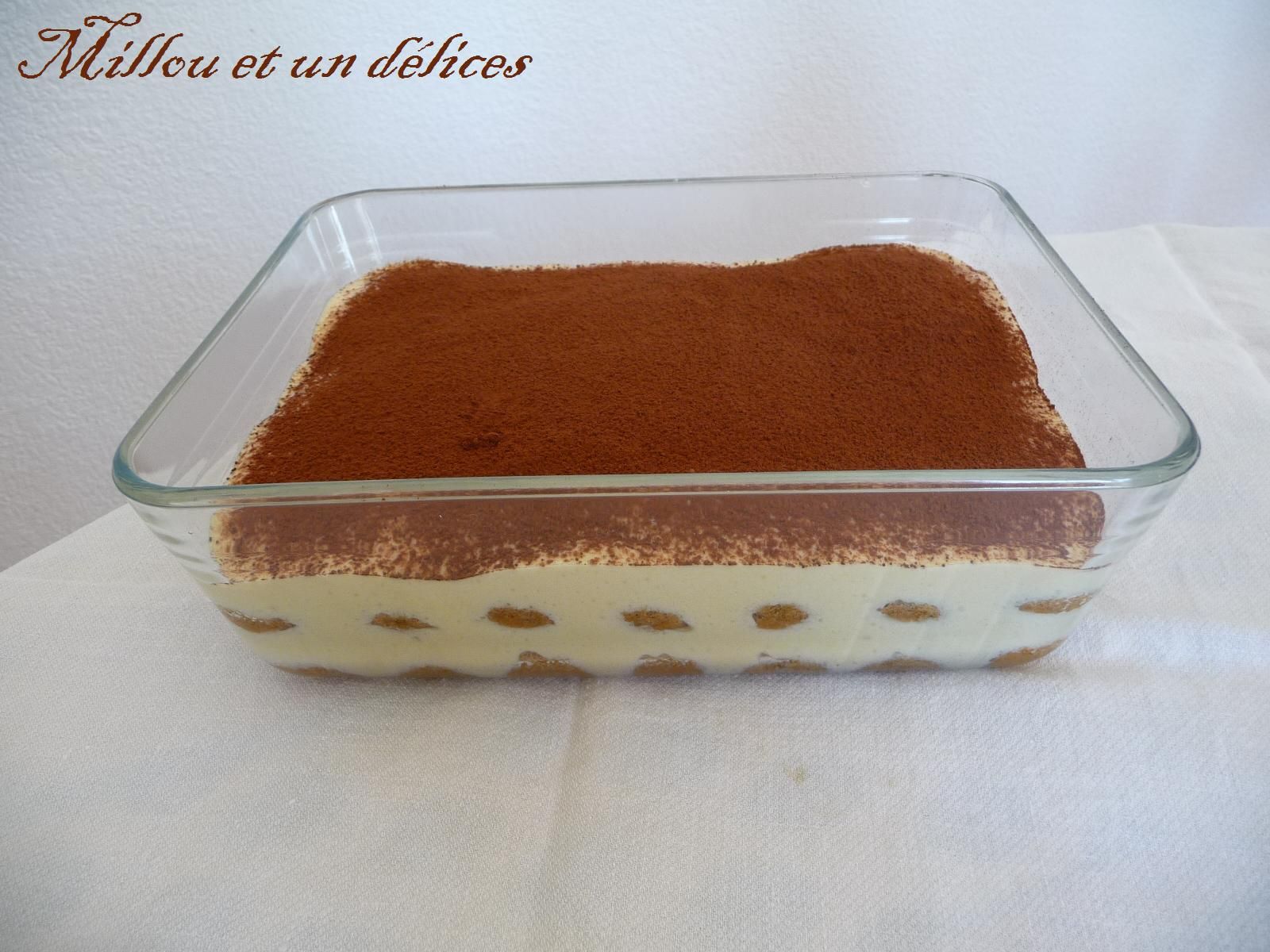 Tiramisu classique de Millou le Tiramisu de Millou et un délices