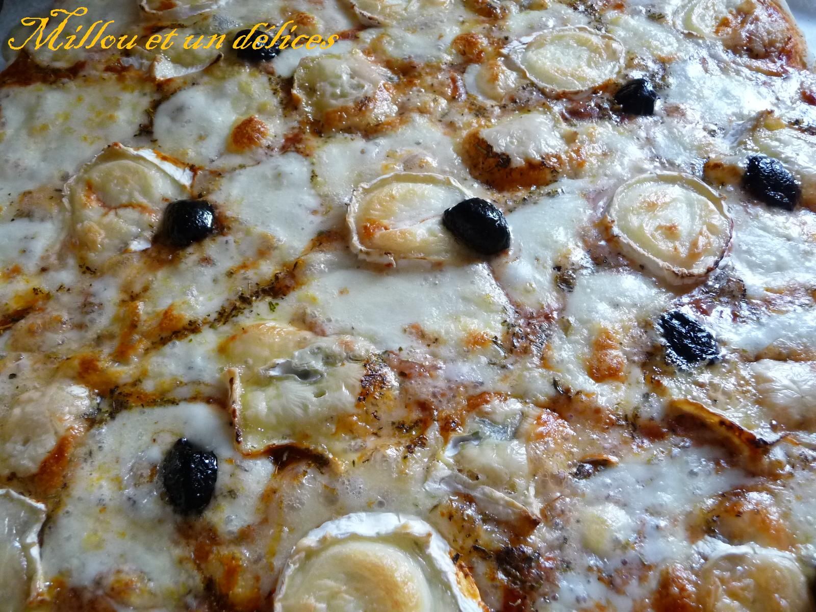 pizza 3 fromages de millou pizza 3 fromage chevre mozzarella bleu