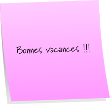 bonnes vacances