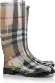 bottes de pluie burberry