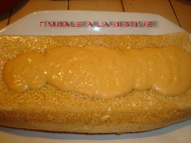TIMBALE A LA BISQUE+SAUSSE