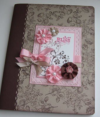 bliss pink note book