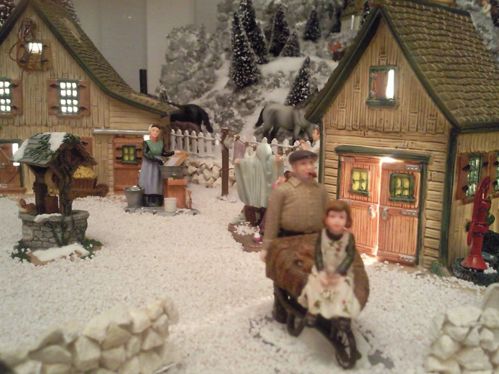 Village de Noël 2009 - Les villages miniatures de Noël de Lalie